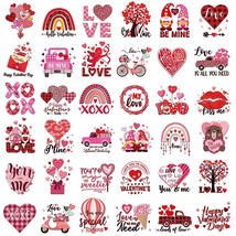 36 Sheets Valentine&#39;S Day Iron On Patches Clothing Iron On Transfers Heart Love  - £23.43 GBP
