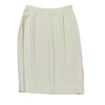 DD Collection Pencil Straight Skirt Size 6 Cream Knee Length Lined Caree... - $16.29