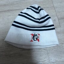 Northeastern University Huskies Vintage Beanie Winter Hat White Black St... - $22.08