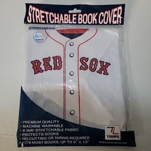 Boston Red Sox Stretchable Turner  Book Cover MLB  School Protector Fabric - £2.31 GBP