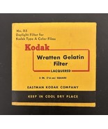 Kodak NO.85C Wratten Gelatin FILTER 3” Square NOS Factory Sealed - $27.14 CAD