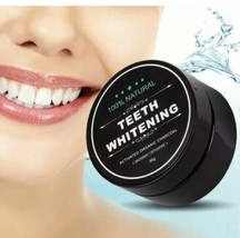 Activated Black Charcoal Teeth Whitening Tooth Powder Natural Fast Shipping - £4.47 GBP