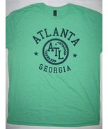 Atlanta New Gildan Softstyle T-Shirt Adult X-Large Green Casual Georgia ... - €12,83 EUR