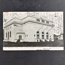 Antique 1906 Post Card Festival Hall Lewis &amp; Clark Exposition Portland, Oregon - £6.36 GBP