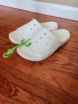 Crocs Baya Slides Sandals Slipper Mens 11 White NEW - $29.57