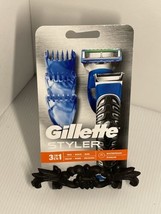 Gillette Razor Shavor Beard Trimmer Styler 3 In 1 All Purpose Waterproof 3 Combs - £21.93 GBP