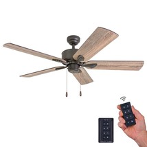 Prominence Home Glencrest 52 Inch Farmhouse Ceiling Fan with No Light Remote - £110.90 GBP