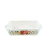 Pioneer Woman ~ SWEET ROSE ~ 8.7 x 12.8 x 2.56 ~ Stoneware Baker w/Cover - $102.78 CAD
