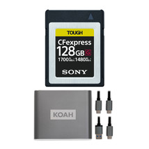 Sony 128GB TOUGH CEB-G Series CFexpress Type B Memory Card with reader b... - $370.49