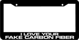 I LOVE YOUR FAKE CARBON FIBER jdm lowered lol funny wakaba License Plate... - £4.30 GBP