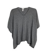 J Jill Womens Shirt Size OS Petite Merino Wool Tencel V Neck Open Sided ... - £22.04 GBP