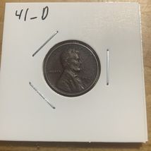 1941 D Lincoln Bronze Wheat Penny Average Circulated Condion - $4.95