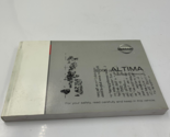 2005 Nissan Altima Owners Manual Handbook OEM G03B12023 - £25.17 GBP