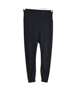 Yogalicious Lux Compression Leggings Womens Medium Black High Rise 26x25 - $32.73 CAD