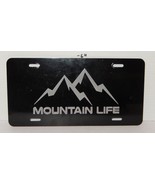 Mountain Life Metal License Plate Laser engraved - $454.66 MXN