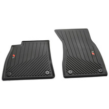 Audi Rubber Floor Mats Front Rubber Mats S-logo All-Weather Mats Black - £99.05 GBP