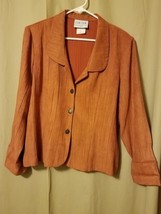 Ladies Copper blouse by Leslie Belle size 16 lightweight and dressy.  B13 - £6.26 GBP