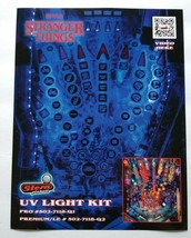 Stranger Things UV Light Pinball FLYER Original 2019 NOS Game Paper Art - $34.68