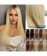 Tape On Hair Extension Virgin  Human Invisible Human Hair Extension - $1,307.67 MXN+