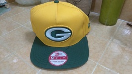 New Era 9Fifty NFL Green Bay Yellow Green hat cap Snapback Size S/M - £19.10 GBP