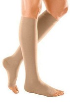 Duomed Soft 521/3 Compression Stockings Class 2 Below Knee Open Toe Beig... - £21.59 GBP