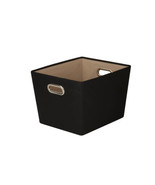 Honey-Can-Do SFT-03072 Nesting Tote with Handle, Medium, Black - €26,20 EUR