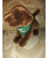 Bass Pro Shops Dog Puppy Plush 12&quot; Brown Green Scarf Stuffed Animal Toy ... - £16.34 GBP