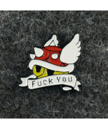 Red Shell Mario Kart Soft Enamel Pin Nintendo N64 Game Hat Lapel Lanyard... - $6.65
