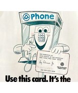 Bell System Telephone Credit Card 1979 Advertisement Vintage Payphone DWKK5 - $39.99