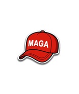 MAGA Hat Sticker Vinyl Decal Waterproof Political Conservative Ball Cap - $4.50+