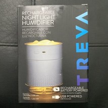 Treva Night Light Rechargeable Humidifier 500 ml Capacity - £15.97 GBP