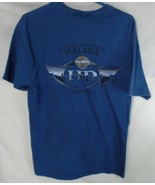 Harley Davidson Malaga Espana Blue T-Shirt Men’s Size XL-2XL READ - $20.50 CAD