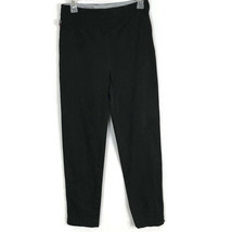 Tommy Hilfiger Womens Pants Size 6 Black Pull On Skinny Side Zipper Casu... - $21.39