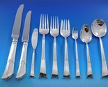 Linenfold by Tiffany and Co. Sterling Silver Flatware Service 8 Set 79 p... - $11,875.05