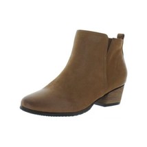 NEW AQUA COLLEGE BROWN WATERPROOF LEATHER BOOT BOOTIES  SIZE 8.5 M $159 - $79.99