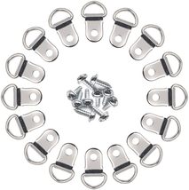 D Ring Picture Hangers Hooks With Screws Picture Frame Hardware 100-Pack... - $13.73