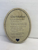Our Mother Wood Wall Hanging - £11.15 GBP