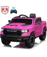 RAM 1500 Ride on Car Toy for Kids, 12V Powered Ride on Truck Toy with Re... - €303,52 EUR