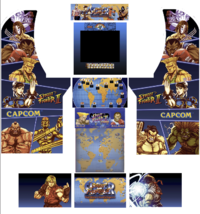 Arcade1up,Street Fighter Arcade 1up Retro Arcade Design Vinyl art Graphics Side - £21.90 GBP+