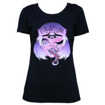 Lowbrow Art Choke Me Color Black Tee Artist Cherry Martini Tattoo T-shir... - £22.98 GBP