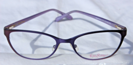 New – Lily Pulitzer Hawthorne Brown Cat Eye Optical Eyeglass Frames 52-18-135 - £66.39 GBP