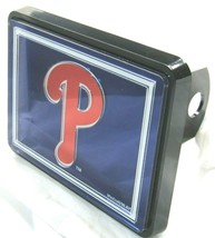 MLB Philadelphia Phillies Laser Cut Trailer Hitch Cap Universal Fit WinCraft - £20.25 GBP