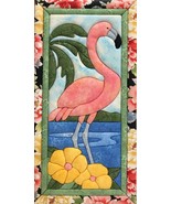 Quilt-Magic No Sew Wall Hanging Kit-Flamingo - £26.36 GBP