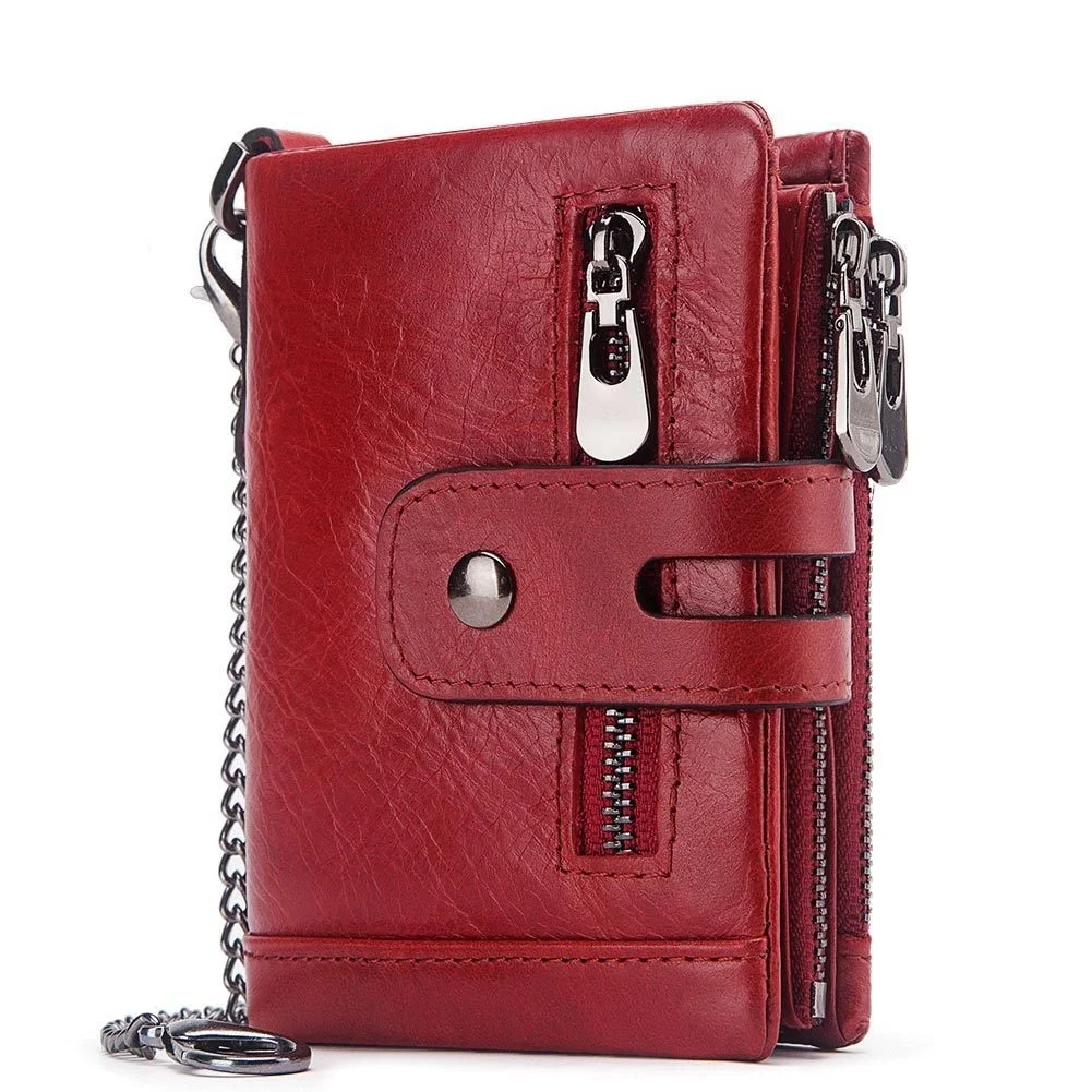 New Women Wallet Female Leather Coin Purse Small Walet Portomonee Zipper And  Ba - £51.85 GBP