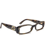 Gucci Eyeglasses GG 2973 SVF Brown Marble Rectangular Frame Italy 50[]16... - $249.99