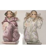 Precious Moments Millennium Angels West &amp; North Set Of Dolls W/ Tags - £130.56 GBP