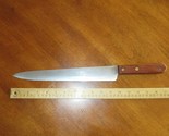 READ* Vintage LAMSON Stainless Steel 12&quot; Blade Chefs Knife 6S01-12 USA Made - £23.72 GBP