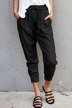 Black Causal Pockets Pants - $272.41 MXN