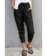 Black Causal Pockets Pants - $267.37 MXN