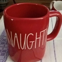 Rae Dunn Matte Red NAUGHTY NICE Mug - £12.19 GBP